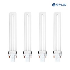 장수램프 FPX 2핀 삼파장램프 13W, 4개, 전구색