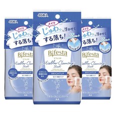 Bifesta 碧菲絲特 Micellar亮白保濕潔面巾, 3個, 46入