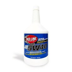 RED LINE 紅線 5W40 全合成機油 適用汽油柴油引擎 卓越保護, 1個, 946ml