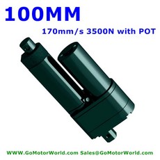 100MM 스트로크 170 MM 속도 선형 전위차계 피드백 위치 액추에이터 24V 3500N 12V 770LBS LAT5P 부하, 01 24V, 01 15MM S 1500N