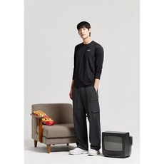 정품 아이더 Early fall [1+1] POP ON 2 PACK 남성 기능성 스판 긴팔 라운드 티셔츠 DMU24294/ 선물용 추천