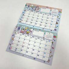 2026 산리오 벽걸이 달력 헬로키티 캘린더, 1개, 2번