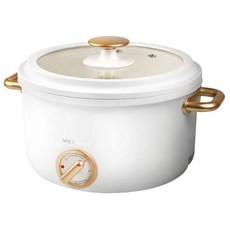 NICONICO 2.7L日式陶瓷料理電火鍋，不沾快煮鍋，簡約時尚，多功能料理鍋 NI-GP932