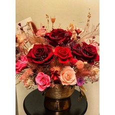 永生花大型桌花花禮/開幕誌慶活動桌花擺飾/客製化永生花禮