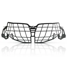 오토바이 전조등 그릴 실드 가드 베넬리 TRK 502X 2018 용 보호대, 01 Black