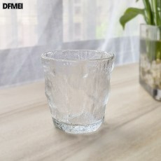 DFMEI 冰川紋玻璃杯家用水杯漸變色男女夏果汁飲料杯子啤酒杯, 1個