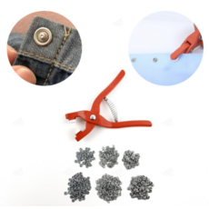 바느질 없는 금속 스냅 단추 프레스 플라이어 집게 똑딱이 단추 달기 도구 리폼 DIY 가방, A 플라이어