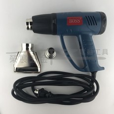 BOSS 電動熱風槍 HA14 專業級 1400W高功率熱風槍 電熱風槍 封熱縮套, 1個