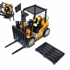 육땨 사운드불빛 3단 지게차 중장비모형 자동차장난감 지게차장난감