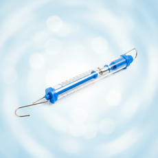 2500g 용수철 저울 원통형 휴대용 뉴턴 매달림 저울 무게 과학실험 학생용 교구용 바구니 다용도 교육용 공부용, 용수철저울25N-블루