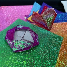 종이학 반짝이 학종이 10cmnog4+6Dkt