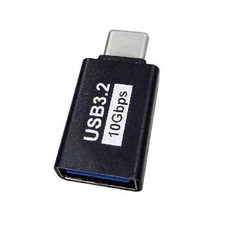 祥昌電子 USB3.2 轉接頭 Type-C 公 轉接 USB 母 鋁合金 傳輸充電, 1個