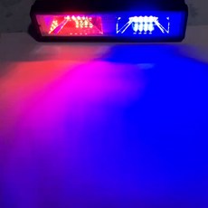 紅藍警示燈 12V-60V LED 爆閃燈 工作燈 霧燈, 1個, 紅藍爆閃日行燈１２Ｖ－６０Ｖ