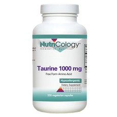 뉴트리콜로지 타우린 1000mg 베지테리안 캡슐, 1개