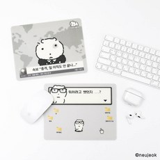 눈멍이 굿즈 마우스패드, 1개, 파일
