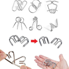 퍼즐링놀이 메탈링 퍼즐 낱개포장 종류랜덤 15개