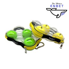 엔벳 완전투명 골프공 보관케이스 볼주머니, 투명 6구, 1개