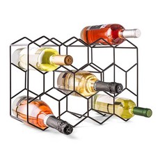 Nordlux 철제 위스키 와인 거치대 3단 2단, 1개, 3단 블랙