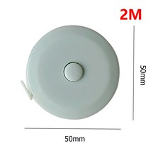 자동 텔레스코픽 바디 측정 테이프 재단사 바느질 공예 천 푸시 단추 리트랙트 150 cm, Gr n 2 0m