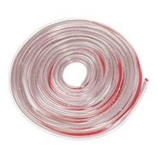 1개 5M U자형 클립 투명 자동차 밀봉 스트립 PVC 충돌 방지 차량 본체 보호 도어, 01 1PC trans