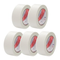투데이리빙 5개 세트 종이 마스킹 테이프 50mm x 20m 셀프 인테리어 작업 도구