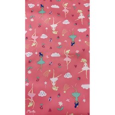 台灣製造 75X90公分 防水墊 PTU超強吸水 SGS檢驗合格 尿布墊 生理墊 環保防水墊, 1個, 芭蕾女孩｜小型（75X90公分）