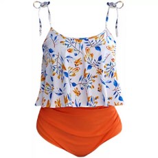 임산부 수영복 빅사이즈 하이웨스트 임부 태교여행 만삭 복부 커버