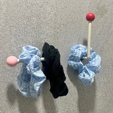 헤어액세서리 수납 벽걸이 스탠드 거치대 고무줄 핀 클립 악세사리 정리 보관함, 1개, 상세페이지 참조