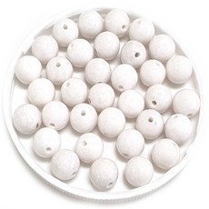All 원석알 8mm 마산옥 팔찌원석 한팩 25알 컬러선택, 화이트, 1개