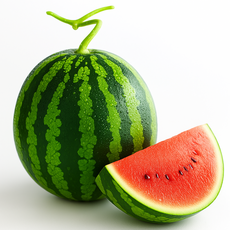 아삭달콤 겨울 꿀 하우스 수박, 1개, 4~5kg