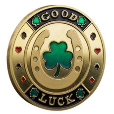 포커 카드 프로텍터 포커 칩 코인 테이블 게임 포커 카드 가드 코인 남편 아버지 친구를 위한 선물 수집 코인, 7