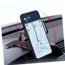 대시보드 스마트폰 거치 클립형 차내 네비게이션 고정 운전중 안전 각도조절 받침대