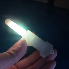 낚시 플래시 램프 LED 딥 드롭 풀 야광 수중 조명 물고기 유인 미끼 도구 4 가지 색상, 03 White, 1개