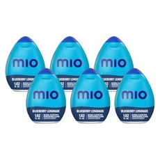 미오 액상 물 향상제 블루베리 레모네이드 1.62온스 (6개 Mio Liquid Water Enhancer Blueberry Lemonade 1.62 Oz (Pack - 6, 1.62 Fl Oz
