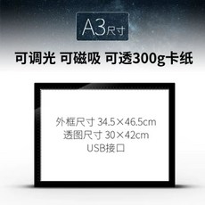 라이트박스 A3 A2 자석 드로잉 전문가 LED 모사대 테이블 그림, E. A3 흑백 보관가방