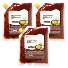 아워홈 아워키즈 돈까스소스, 500g, 3개