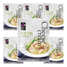 청정원 치즈크림스파게티소스, 250g, 6개