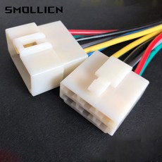 전기 자동차 커넥터 고전류 장비 와이어링 하네스 암수 플매트 카펫 러그 버트 조인트 1 세트 2 3 4 6 8 9 핀 6.m, 6p male female_1 set, [01] 1 set, 5) 6p male female - 1 set