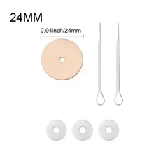 새로운 50PCS 나무 조인트 커넥터 수제 테디 베어 공예 어린이 어린이 장난감 DIY Scrapbooking 수동 수공, 01 50PCS(10Set), 07 24mm