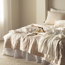 애쉬앤 슈가 피그먼트 줄누비 스프레드 패드, 베이지