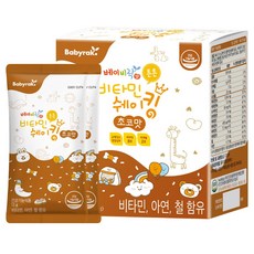 베이비락 튼튼비타민 쉐이킹 초코맛, 1개, 195g