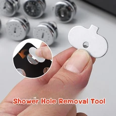 고압 레인 샤워 헤드 매직 흐름 강우량 미니 탑 스프레이 물 절약 욕실 액세서리, 08 Removal Tool, 1개