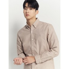 매장정품 빈폴 BEANPOLE MEN 변형 텍스처 셔츠 - 베이지 250806