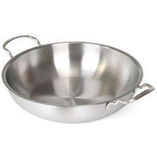 Kitchen-Art IH爐適用不鏽鋼淺湯鍋, 1個, 24cm, 銀色