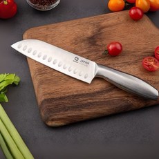 家用主廚刀 空心柄一體成形 料理刀 中式菜刀, 1個, 淑女菜刀(較輕，適合切菜肉), 銀色(不鏽鋼)