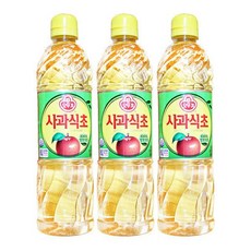 오뚜기 사과식초 900ml 3개 식초