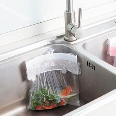 음식물통 음식물쓰레기홀더 음식물수거함 음식물쓰레, 1개, 핑크