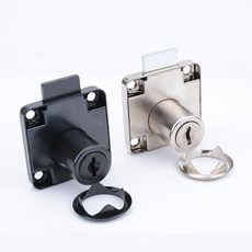 책상자물쇠 열쇠 캐비넷 사물함 키 잠금장치 블랙, 1개