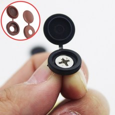 거위상회 나사 못 캡 뚜껑 덮개 녹방지 10mm, 브라운, 100개