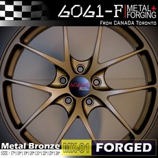 6061-F 鍛造鋁圈 18吋 5/100 5/108 5/112 5/114.3 MX01, 1個